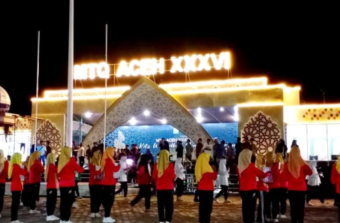 Ribuan Masyarakat Simeulue Antusias Saksikan Gladi Pembukaan MTQ ke 36