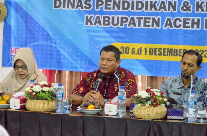 Disdikbud Aceh Besar Upgrade Guru Sekolah Penyelenggara Inklusif Jenjang SMP