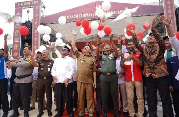 Pesan Damai Pangdam IM untuk Pemilu 2024.