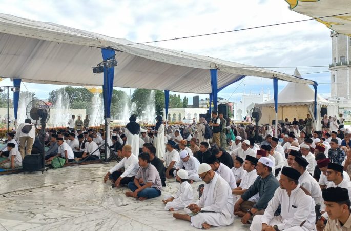 Ribuan Jamaah Hadiri Peringatan 19 Tahun Tsunami Aceh di Masjid Raya Baiturrahman