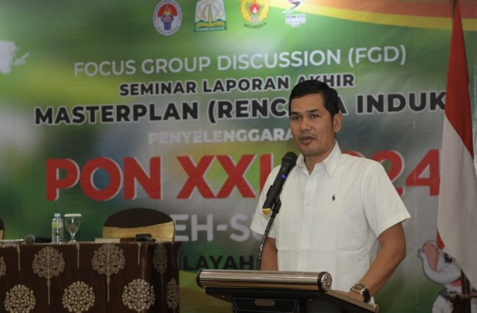 Rencana Induk Penyelenggaraan PON 2024 Wilayah Aceh Tahap Finalisasi  