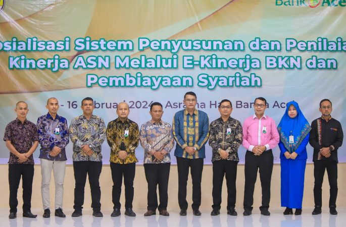 Bank Aceh dan BPKSDM Kota Banda Aceh Gelar Sosialisasi E-Kinerja dan Pembiayaan Syariah Bagi 800 ASN PPPK