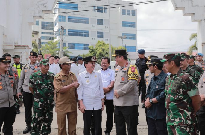 Pj Wali Kota Bersama Forkopimda Pantau Pemilu di Banda Aceh