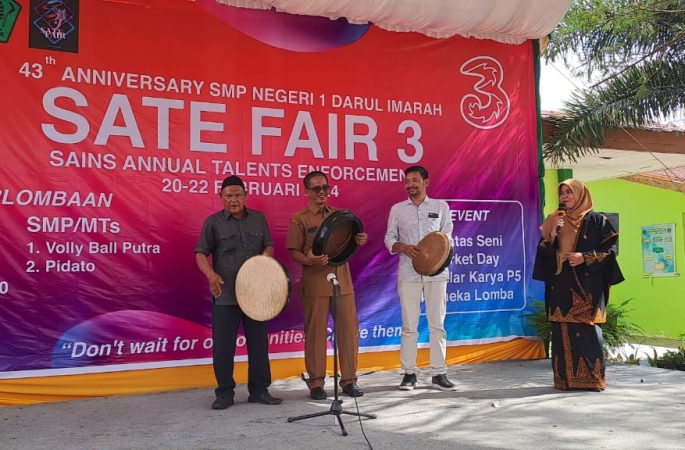 Sate Fair 3 SMPN Darul Imarah Dimulai