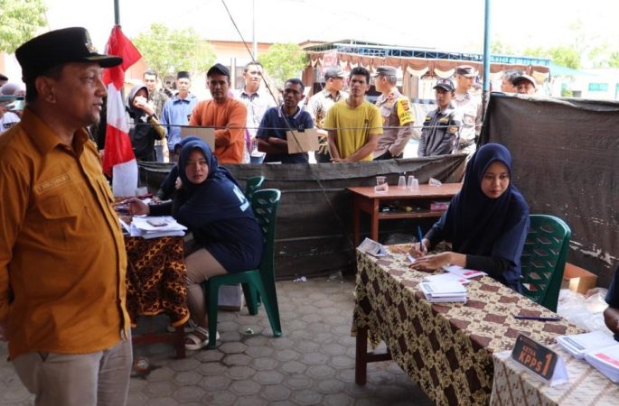 Pj Bupati Aceh Tengah Monitoring Pelaksanaan Pemilu 2024