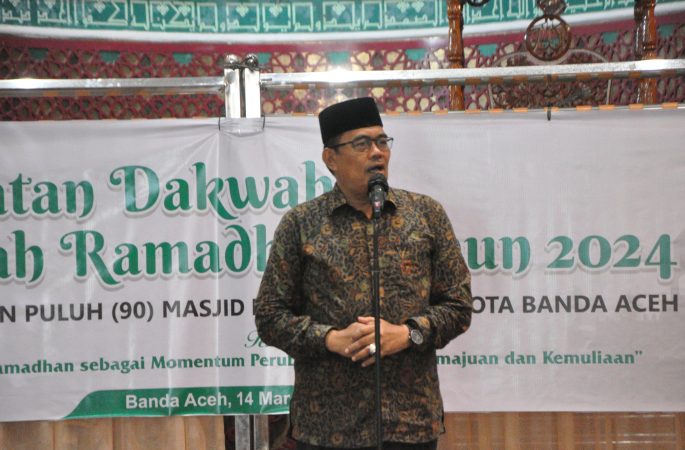 Kepala DSI Kota Banda Aceh Buka Kegiatan Dakwah Daiyah Ramadhan