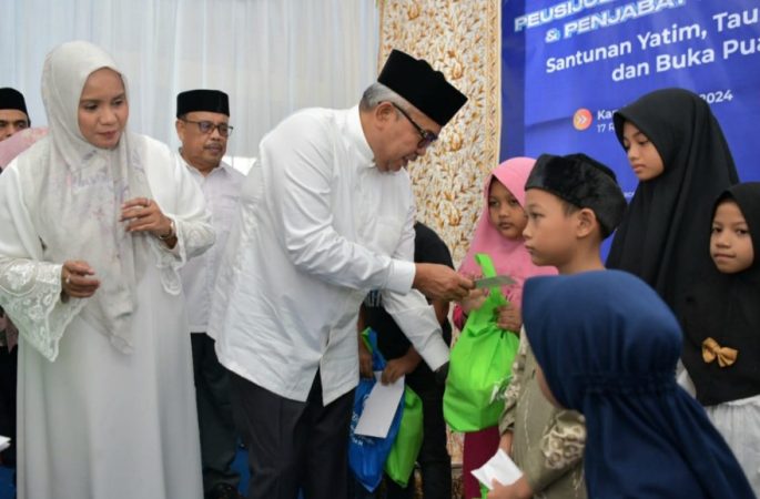 Hadiri Buka Puasa Bersama, Pj Gubernur Bustami Ajak PWI Aceh Sukseskan PON dan Pilkada