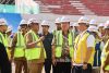 Pj Gubernur Aceh Dampingi Irjen Kemendagri Tinjau Pembangunan Venue PON di Komplek SHB