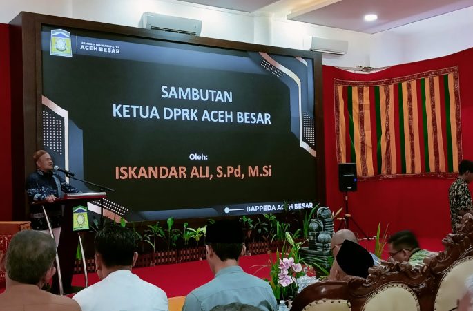 Ketua DPRK Iskandar Ali Hadiri FKP RKPD Aceh Besar Tahun 2025