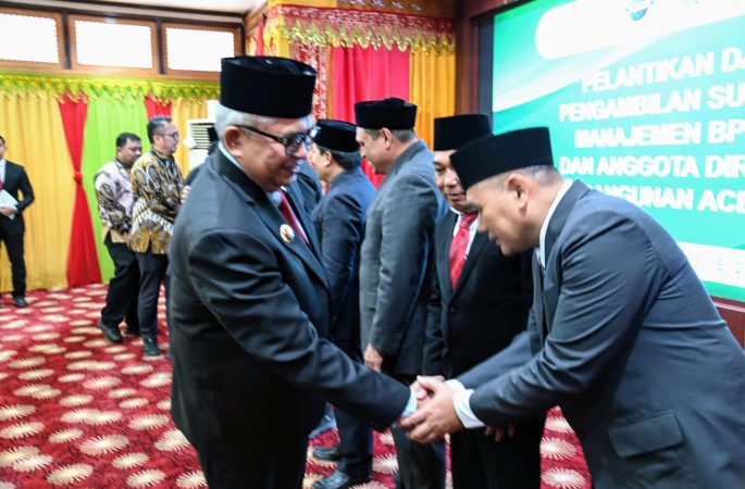 Pj Gubernur Aceh Soroti Peran BPKS dan PT PEMA dalam Pembangunan yang Berkelanjutan