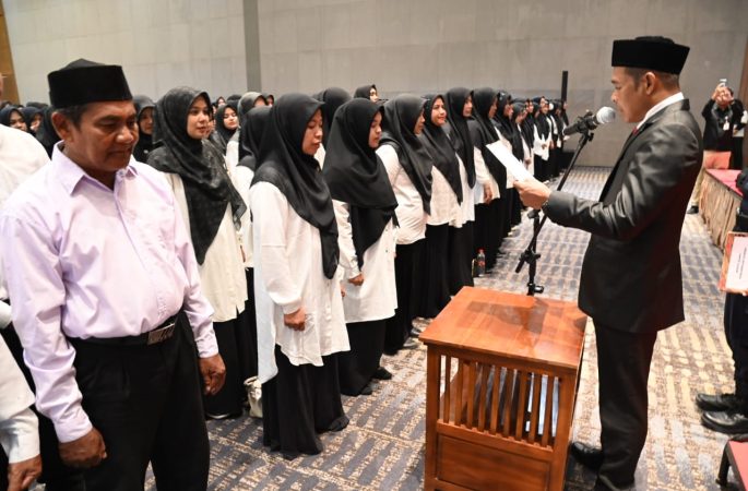 KIP Aceh Besar Lantik 1.812 PPS