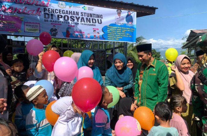 Pemkab Aceh Tenggara Lakukan Intervensi Serentak Pencegahan Stunting 2024