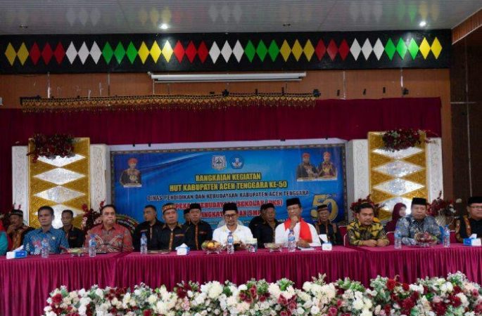 Pj Bupati Agara Buka Pekan Kebudayaan Sekolah 2024