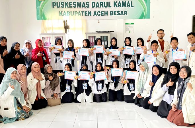 Gandeng GEN-A, Kepala Puskesmas Darul Kamal Lantik Pengurus Taman Edukasi Kesehatan Remaja