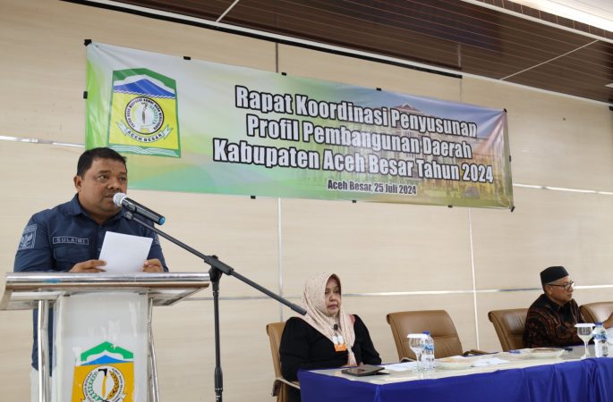 Bappeda Aceh Besar Gelar Rakor Penyusunan Profil Pembangunan Daerah