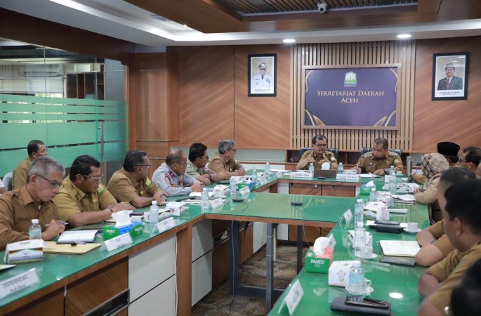 Pj Bupati Aceh Besar Hadiri Rakor Persiapan PON ke-21 Aceh-Sumut