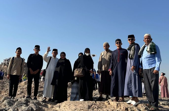 Jamaah Umrah Qari/Qariah Banda Aceh Ziarah ke Jabal Uhud di Madinah