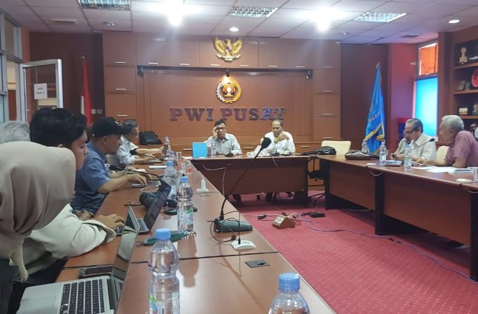 Ketum PWI Pusat Pimpin Rapat Persiapan Launching Anugerah Adinegoro