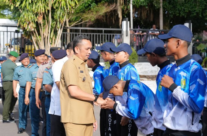Pj Wali Kota Sabang Lepas 145 Atlet untuk POPDA Aceh Timur