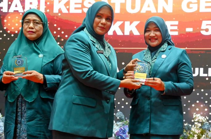 TP PKK Aceh Besar Raih Juara Harapan Satu Lomba Gamawar Provinsi Aceh