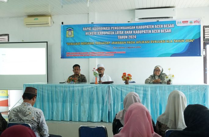 Aceh Besar Gelar Rakor Pengembangan Menuju Kabupaten Layak Anak