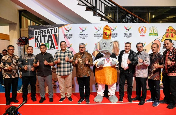 Pj Bupati Iswanto Hadiri Temu Mitra Sponsorship PON XXI Tahun 2024 Aceh – Sumut untuk Wilayah Aceh