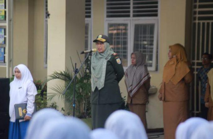 Satpol PP dan WH Banda Aceh Ajak Siswa SMK Farmasi Cut Meutia Jaga Nilai Islam