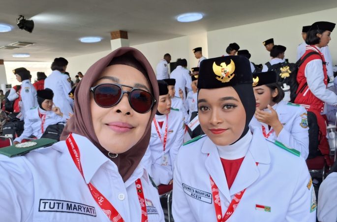 Paskibraka Putri Asal Aceh Telah Kenakan Jilbabnya Kembali, Ini Harapan Kesbangpol Aceh Kepada BPIP