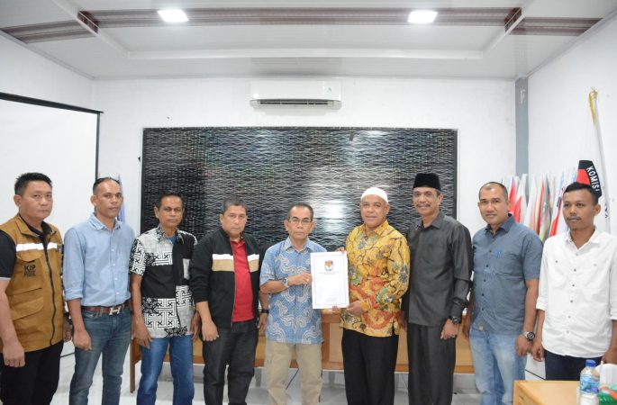 Jamaludin dan Sayuti Maju Cabup-Cawabup di Pilkada Pidie 2024.