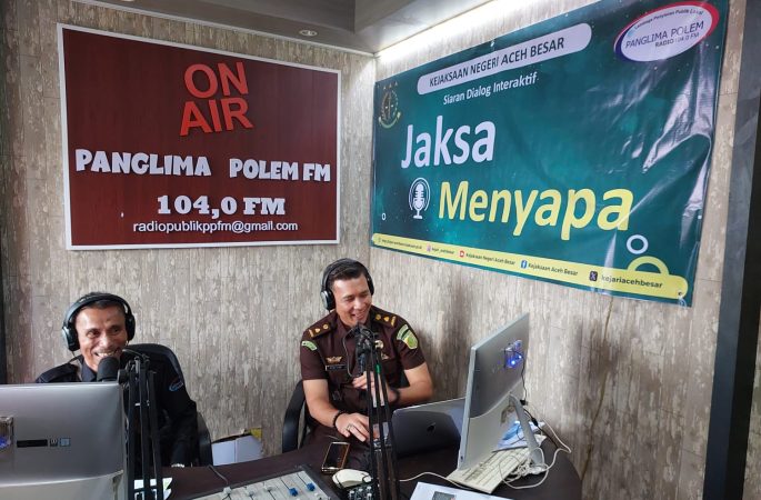 Kejari Aceh Besar Gelar Program “Jaksa Menyapa” di Radio Panglima Polem 104 FM