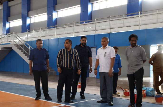 Tinjau Venue Kurash, Pj Bupati Aceh Besar: Siap Digunakan untuk PON ke-21