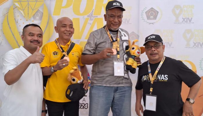 Atlet PWI Aceh Berlomba di Permainan Rakyat Banjar, Fahrizal Sukses di Dum, Nazar Cs Gagal di Balogo