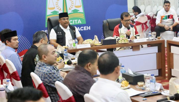 Rapat Perdana dengan SKPA, Pj Gubernur Bahas Persiapan PON XXI