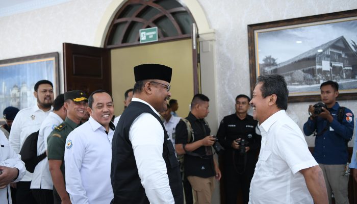 Tiba di Aceh, Pj Gubernur Sambut Menteri Kelautan dan Perikanan RI di Bandara SIM