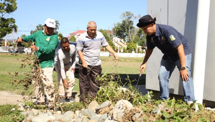 Pastikan Kesiapan PON XXI, ASN dan Prajurit TNI Gotroy Massal di Kota Jantho