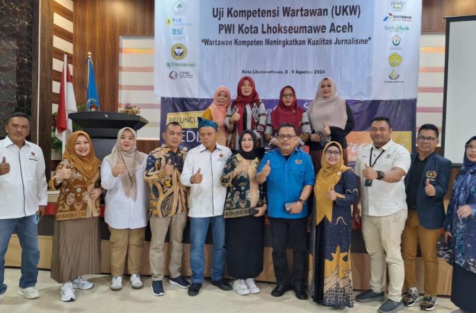 UKW Angkatan XBIII di Lhokseumawe, 21 Wartawan Berjuang Mendapatkan Status Kompeten