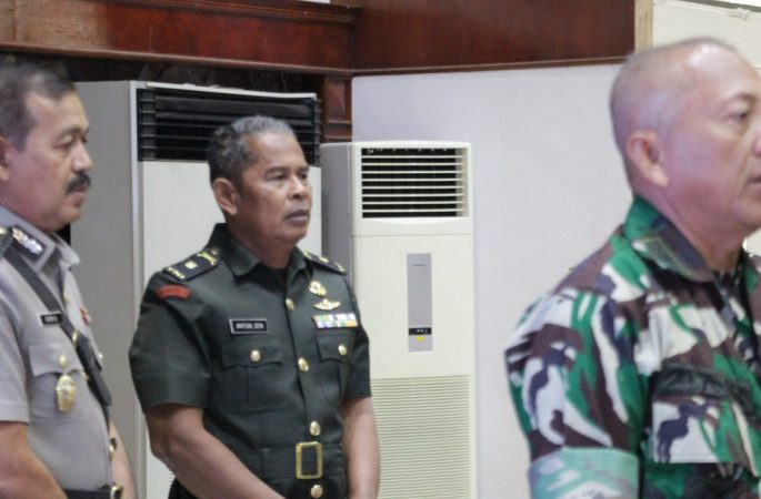 Pabung Kodim 0101/KBA Hadiri Syukuran Hari Veteran Nasional Ke-75