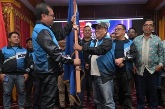 Wakili Pj Bupati Aceh Besar, Plt Kadis Kominfo Hadiri Penglepasan Kontingen Porwanas PWI Aceh