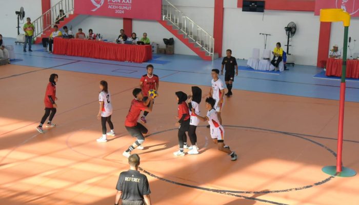 Tim Korfball Aceh Takluk Ditangan Sumbar di Kategori K 4 Korft 1