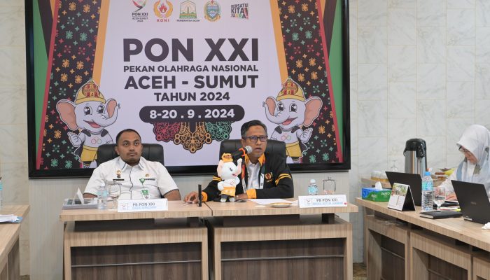 PB PON Wilayah Aceh Gelar Rapat Persiapan Kepulangan Atlet PON XXI Aceh-Sumut