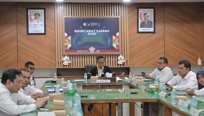 Asisten III Sekda Aceh Hadiri Sosialisasi Survei Kepuasan Penggunaan MCP