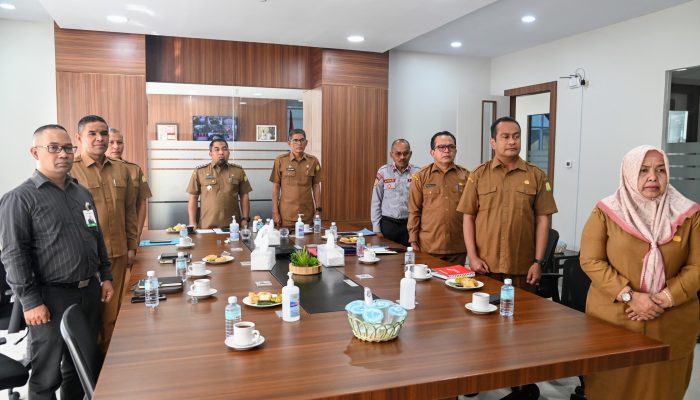 Pj Bupati Aceh Besar Bersama Kepala OPD Ikuti Zoom Meeting Rakornas P2DD Tahun 2024