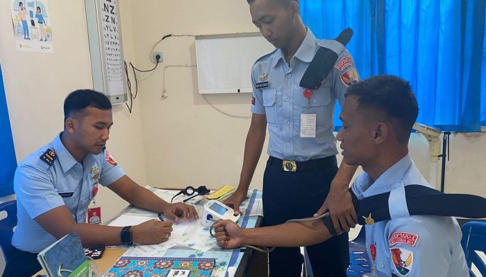 Sambut HUT ke-79 TNI, Lanud SIM Gelar Baktikes