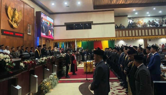 81 Anggota DPRA Masa Jabatan 2024-2029 Resmi di Sumpah, Lima tak Dilantik