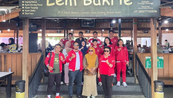 Kontingen Sulsel Cabor Muaythai Kian Kompak dengan Penjab dan LO, Dijamu Kuah Beulangong Sebelum Pulang ke Kampung Halaman
