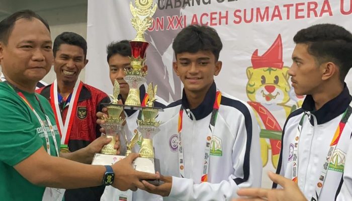Diperkuat Santri Oemar Diyan, Tim Aceh Juarai Floorball PON XXI Aceh-Sumut