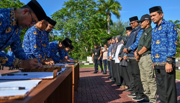 ASN Pemerintah Aceh Teken Ikrar Netralitas Pilkada 2024