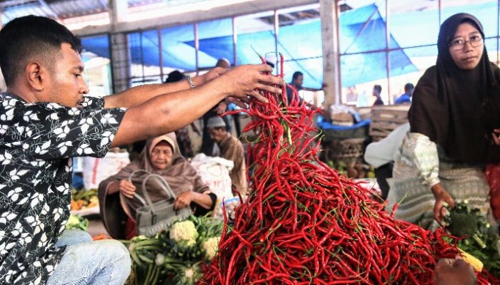 Masuki Bulan Maulid, Harga Sembako Masih Stabil di Pasar Induk Lambaro