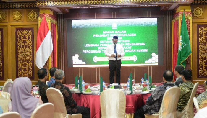 Pj Gubernur Aceh Jamu Ketua LPPM dari 21 Kampus PTNBH