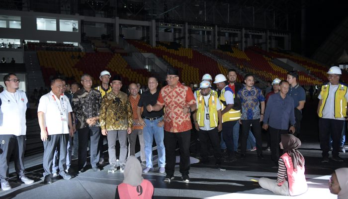 Pj Gubernur Safrizal Bersama Menko PMK Cek Gladi Pembukaan PON XXI Aceh-Sumut 2024